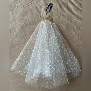 Park & Fifth x Jane Rhyan shoulder-length dotted veil